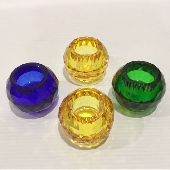 Oleg Cassini Other - 4 Tea Light Candle Holders MultiColor OLEG CASSINI